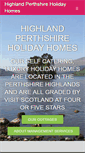 Mobile Screenshot of highlandperthshire-holidayhomes.com